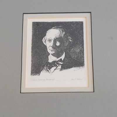 Edouard Manet Original Etching Wall Art (BR2-EL)