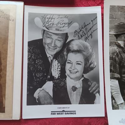 AUTOGRAPHED PROMOTIONAL 8 X 10 PHOTOS