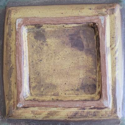 Square Ceramic Floral Serving Dish (D-EL)