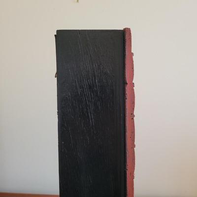 Ceramic Sculpture in Wooden Shadowbox (LE-EL)