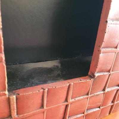 Ceramic Sculpture in Wooden Shadowbox (LE-EL)