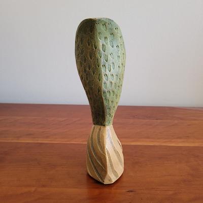 Ceramic Sculpture in Wooden Shadowbox (LE-EL)