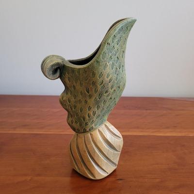 Ceramic Sculpture in Wooden Shadowbox (LE-EL)