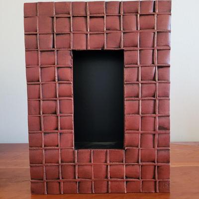 Ceramic Sculpture in Wooden Shadowbox (LE-EL)