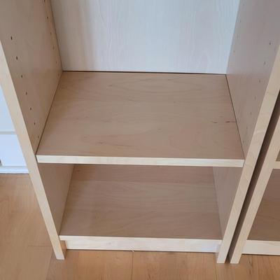 Pair of Wooden Shelves (LE-EL)