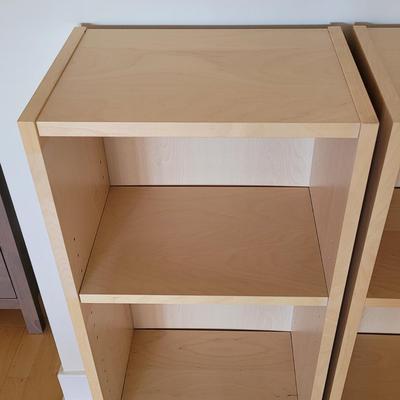 Pair of Wooden Shelves (LE-EL)