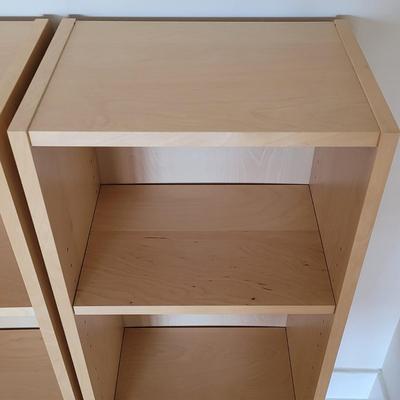 Pair of Wooden Shelves (LE-EL)