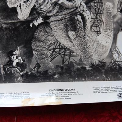 "KING KONG ESCAPES" AND OTHER PROMO 8 X 10 PHOTOS