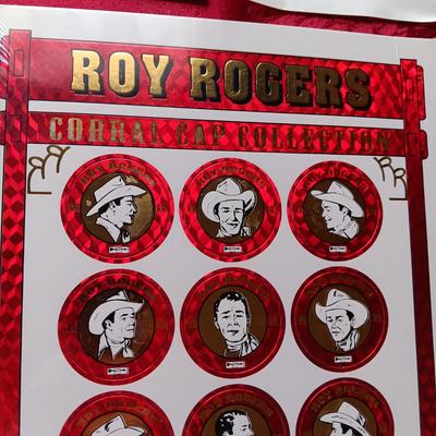 ROY ROGERS CORRAL CAP COLLECTION & 8 X 10 PHOTOS PLUS 2 POSTERS