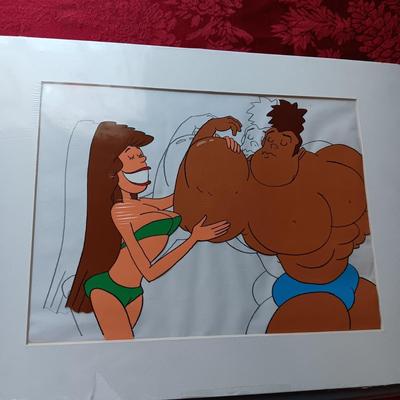 ANIMATION ART AND M & M's ARTWORK