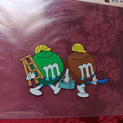 ANIMATION ART AND M & M's ARTWORK