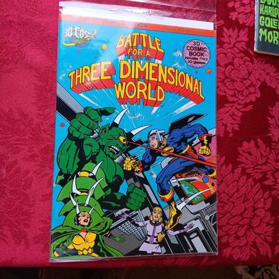 3-D COMIC BOOK WITH GLASSES AND MONSTERAMA COMIC