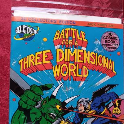 3-D COMIC BOOK WITH GLASSES AND MONSTERAMA COMIC