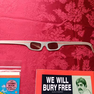 3-D COMIC BOOK WITH GLASSES AND MONSTERAMA COMIC
