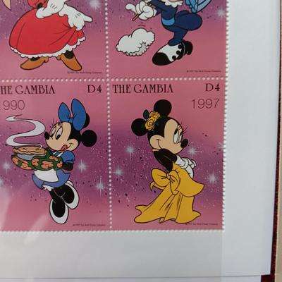 VINTAGE GLOW IN THE DARK SNOW WHITE CAK-PASTRY BAGS AND MICKEY MOUSE POSTAGE STAMPS
