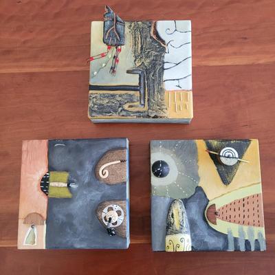 Three Miniature Canvas Originals (LE-EL)