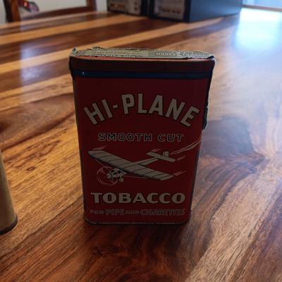 2 VERY OLD TOBACCO TINS