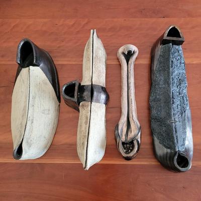 Four Original Ceramic Wall Sculptures (LE-EL)