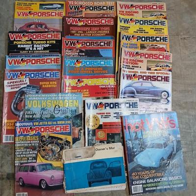 Lot of Vintage VW & Porsche Magazines – 1980s Issues