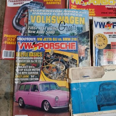 Lot of Vintage VW & Porsche Magazines – 1980s Issues