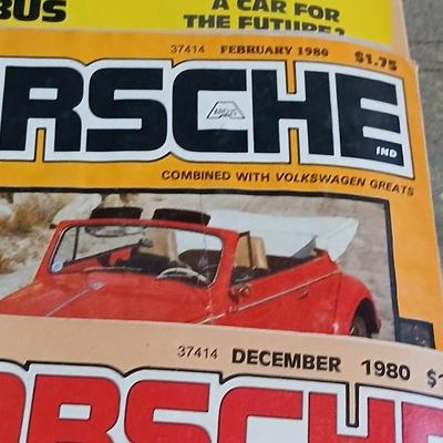Lot of Vintage VW & Porsche Magazines – 1980s Issues
