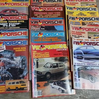 Lot of Vintage VW & Porsche Magazines – 1980s Issues