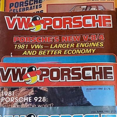 Lot of Vintage VW & Porsche Magazines – 1980s Issues