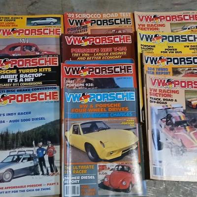 Lot of Vintage VW & Porsche Magazines – 1980s Issues