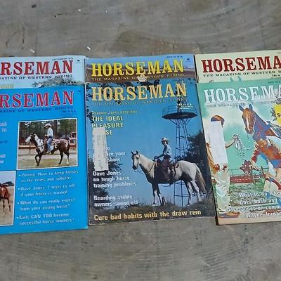 Lot of Vintage Horseman: The Magazine of Western Riding – 1960 -70s Issues