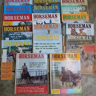 Lot of Vintage Horseman: The Magazine of Western Riding – 1960 -70s Issues