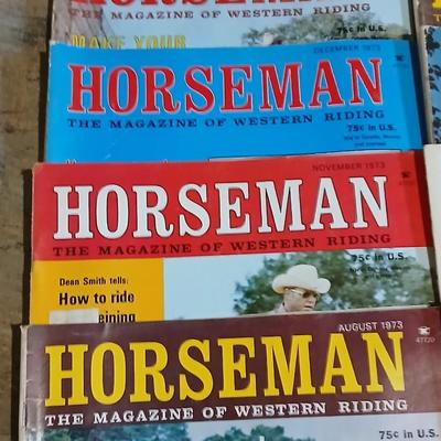 Lot of Vintage Horseman: The Magazine of Western Riding – 1960 -70s Issues