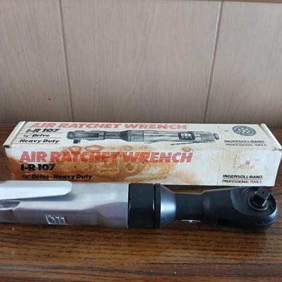 BRAND NEW! Ingersoll Rand IR107 3/8" Drive Air Ratchet Wrench – With Box
