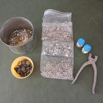 Lot of Snap Fasteners, Rivets, buttons & Setting Tool