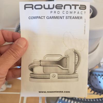 Rowenta Portable Steamer, Wire Drying Rack & B&D Iron (D-KD)