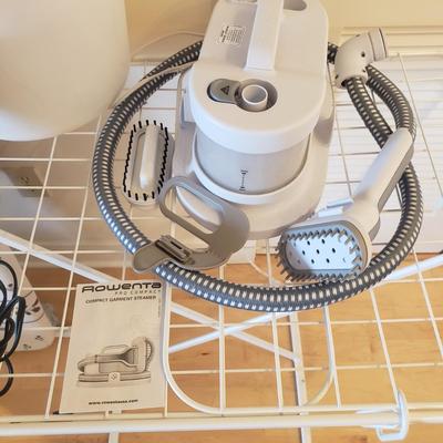 Rowenta Portable Steamer, Wire Drying Rack & B&D Iron (D-KD)