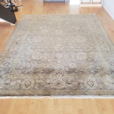 8' x 10' 100% Wool Handmade Indian Area Rug (D-KD)