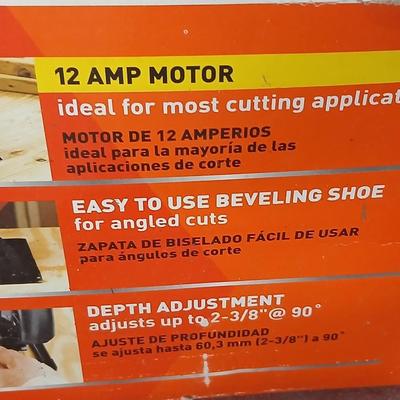 Black & Decker 12-Amp 7-1/4" Circular Saw with Box