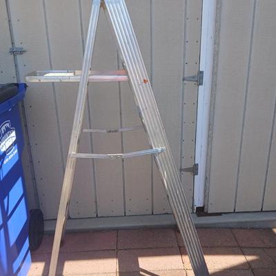 Werner 5-Foot Aluminum Step Ladder – 225 lb Capacity Model 365