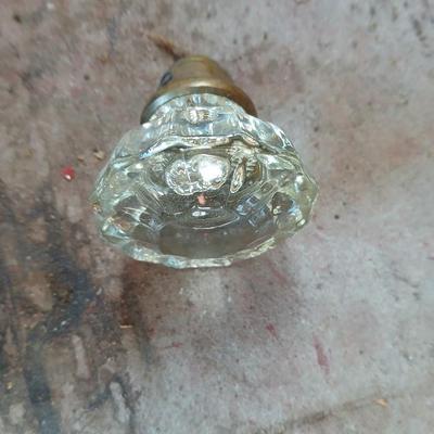 Lot of Vintage & Mixed Cabinet Hardware – Knobs, Pulls, some vintage glass! 54 of the brass ones