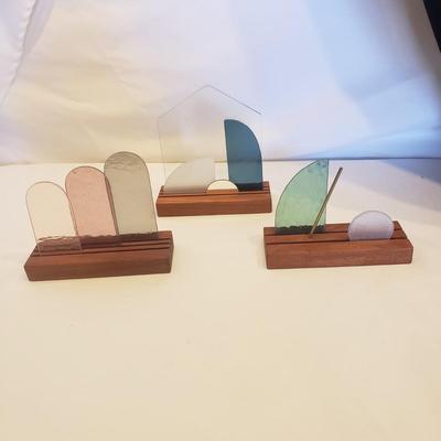 Stained Glass Abstract Manger Scene (D-KD)