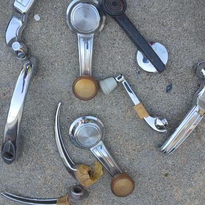Lot of Vintage Automotive Parts – Lights, Handles, Latches & Trim