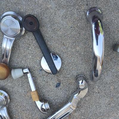 Lot of Vintage Automotive Parts – Lights, Handles, Latches & Trim