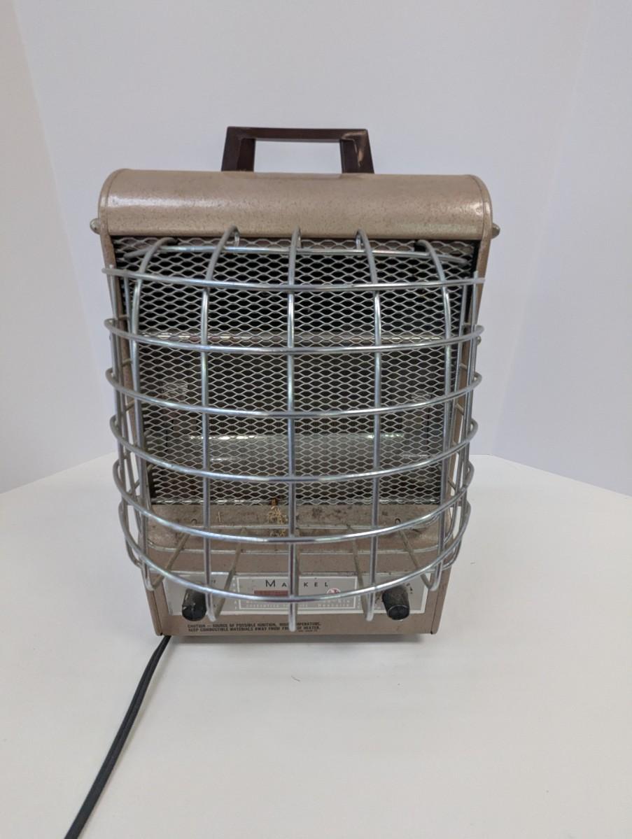 Vintage Markel Electric Space Heater Neo-Glo Element USA
