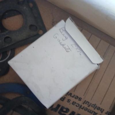 Drawers full of unknown car parts, wiring, exhaust, tubing, vintage speedometers and MUCH more
