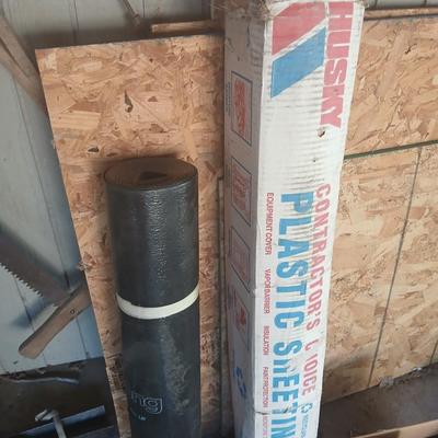 Contractor Roll Lot – Underlayment & Husky Plastic Sheeting