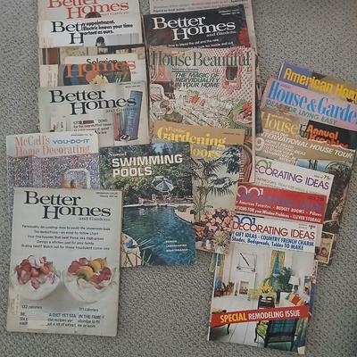 Vintage Home & Garden Magazines – Better Homes, House Beautiful and other 1970's! GREAT advertisements and Fun decor!