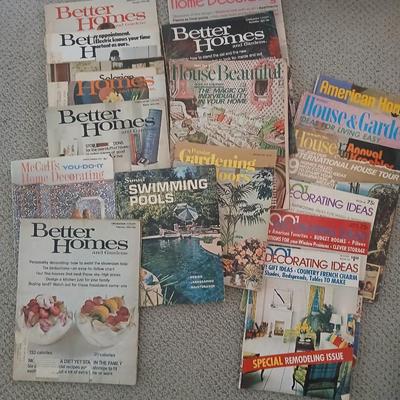 Vintage Home & Garden Magazines – Better Homes, House Beautiful and other 1970's! GREAT advertisements and Fun decor!