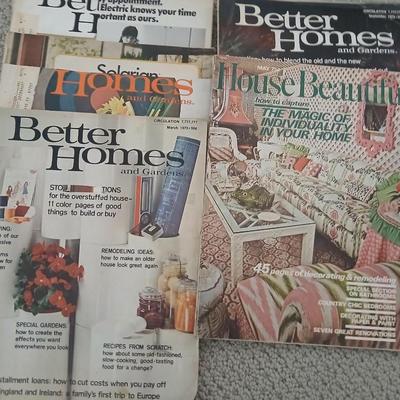 Vintage Home & Garden Magazines – Better Homes, House Beautiful and other 1970's! GREAT advertisements and Fun decor!