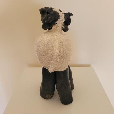 Aletha Rector Sheep Sculpture and "Sheep Twins" Photograph (BR1-EL)