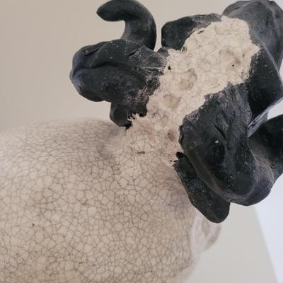 Aletha Rector Sheep Sculpture and "Sheep Twins" Photograph (BR1-EL)